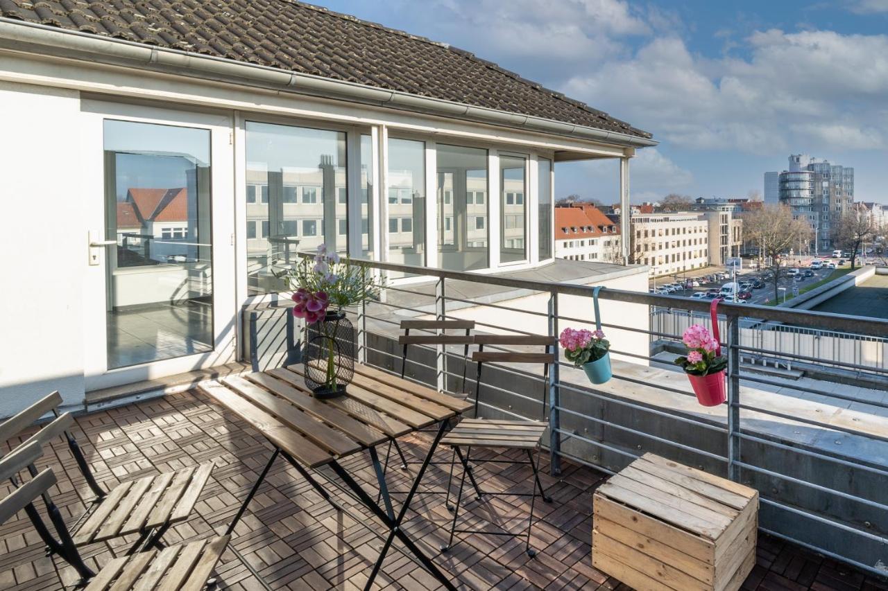 Appartamento Stylisches Penthouse Zentral Balkon 75M2 Nflx Hannover Esterno foto